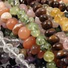 Semi Precious Nugget Beads