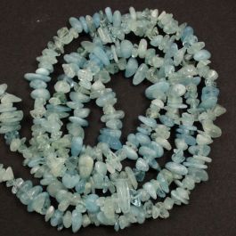 UK Semi Precious and Gemstone Beads Aquamarine Chip Beads