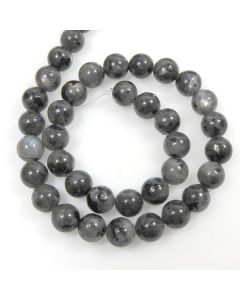 CLEARANCE - Larvikite 8mm Round Beads - SHORT STRAND