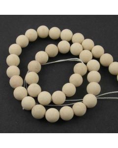 Fossil Stone MATT 10mm Round Beads