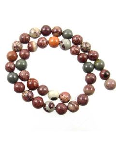 Coffee Bean Jasper 10mm Round Beads