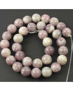 Lavender/Grey Jasper 12mm Round Beads