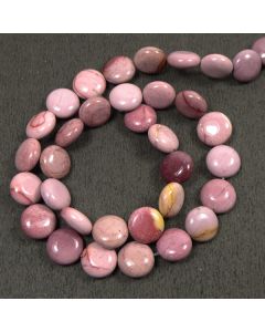 Mookaite 12mm Coin Beads