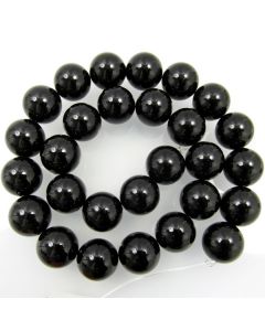 Black Onyx Beads 14mm Round Beads