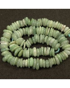 Jadeite chunky chip beads