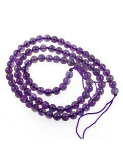 Amethyst 4mm Round Beads (Grade A)