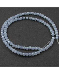 Cats Eye Beads - 4mm Light Blue