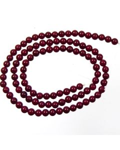 Shell Pearl Burgundy Wine 4mm