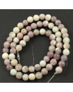 Lavender/Grey Jasper 6mm Round Beads