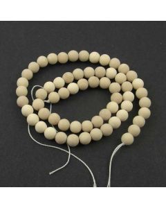 Fossil Stone MATT 6mm Round Beads