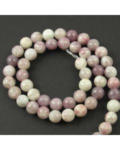 Lavender/Grey Jasper 8mm Round Beads