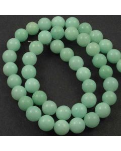 Jade (Amazonite) Dyed 8mm Round Beads