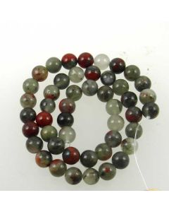 African Bloodstone (Seftonite) 8.5mm Round Beads