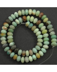 Chinese Amazonite (Multi-colour) 5x8mm Rondelle Beads