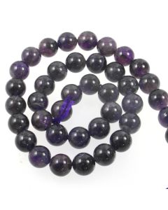 Amethyst B Grade 10mm Round Beads