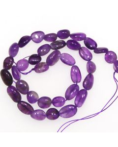Amethyst 7x11mm approx. Nugget Beads
