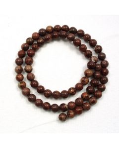 Apache Jasper 6mm Round Beads