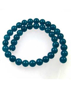Malay Jade (Dyed Apatite Blue Quartzite) 8mm Round Beads