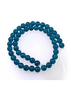 Malay Jade (Dyed Apatite Blue Quartzite) 8mm Round Beads