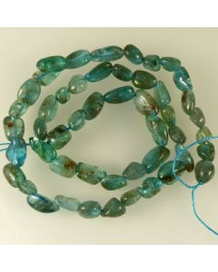 Apatite 5-7mm Approx Nugget beads