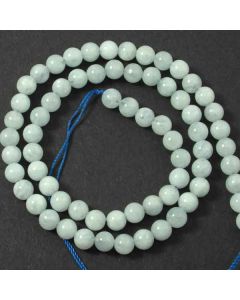 Aquamarine 6mm Round Beads