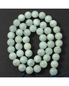 Aquamarine 8mm Round Beads