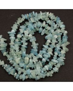 Aquamarine 5x8mm Chip Beads