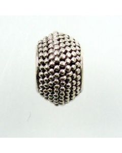 Bali 7x10.5mm Large Hole (5mm) Bead BL03