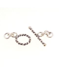 Bali Sterling Silver Toggle Clasp