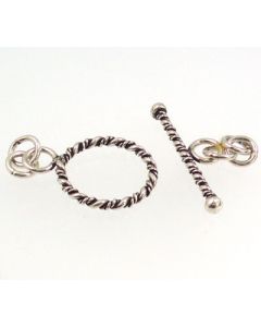 Bali Sterling Silver Toggle Clasp