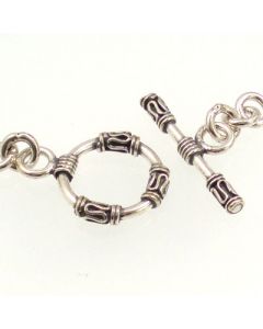 Bali Sterling Silver Toggle Clasp