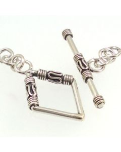 Bali Sterling Silver Toggle Clasp