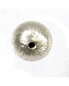 thumbnail image 2 of 10mm Bali Oxidized Sterling Silver Flower Spacer Bead – .925 Solid Silver #3127 2 of 4