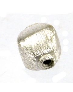 Bali Bead Brushed Silver 7.5x5.8x5.8mm B23