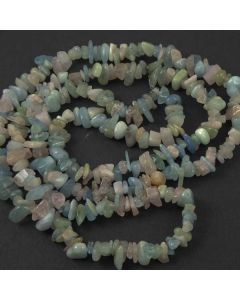 Beryl (multi stone) 4x12mm (approx) Long Chip Beads