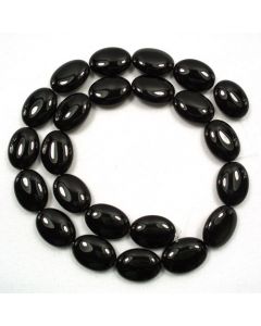 Black Onyx 13x18mm Oval Beads