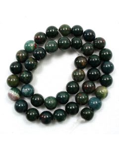 Bloodstone 10mm Round Beads