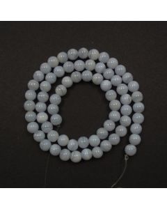 Blue Lace Agate 6mm Round Beads