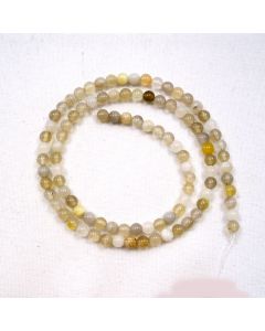 Botswana Agate 4mm Round Beads