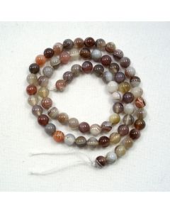 Botswana Agate 6mm Round Beads