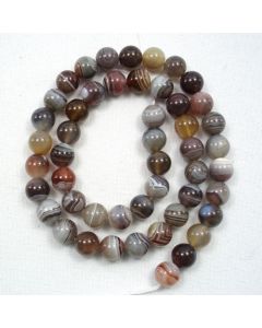 Botswana Agate 8mm Round Beads