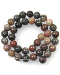 Petrified Wood 10mm Round Beads