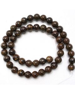 Bronzite 8mm Round Beads