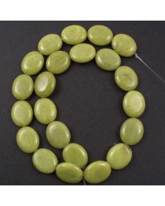 Butter Jade 15x18mm Oval Beads