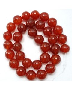Carnelian 12mm Round Beads