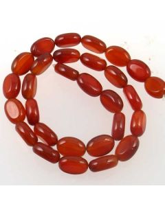 Carnelian 12x14mm Oval Beads