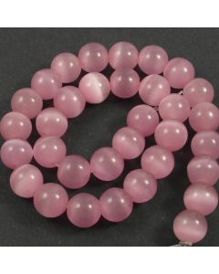 Cats Eye Beads - 11mm Pink