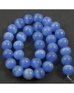 Cats Eye Beads - 11.5mm Blue