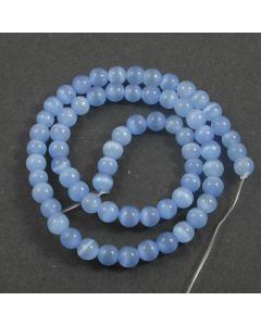 Cats Eye Beads - 5.5mm Blue