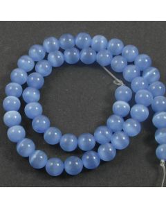 Cats Eye Beads - 7.5mm Blue